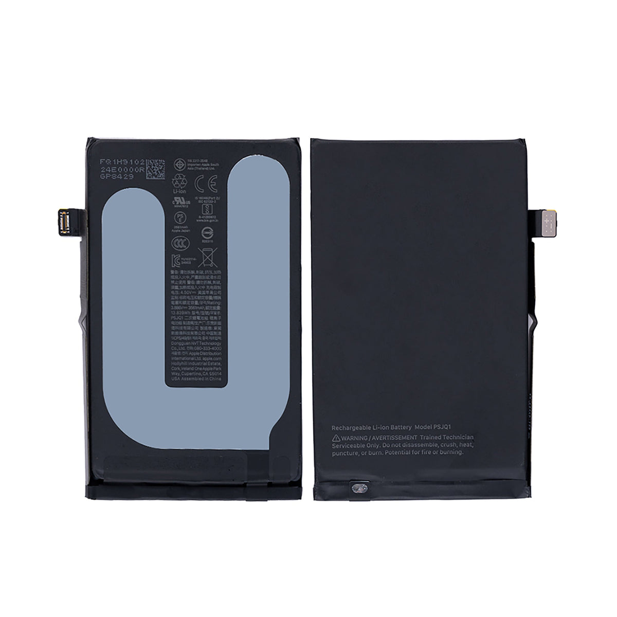iPhone 16 batterij met chip, derde productfoto