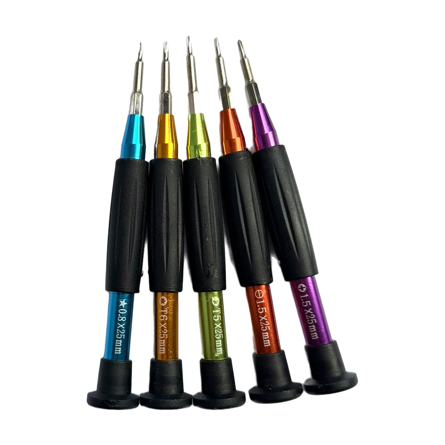 Precisie schroevendraaierset 5-delig voor laptop en MacBook met Torx T5, T6 en pentalobe