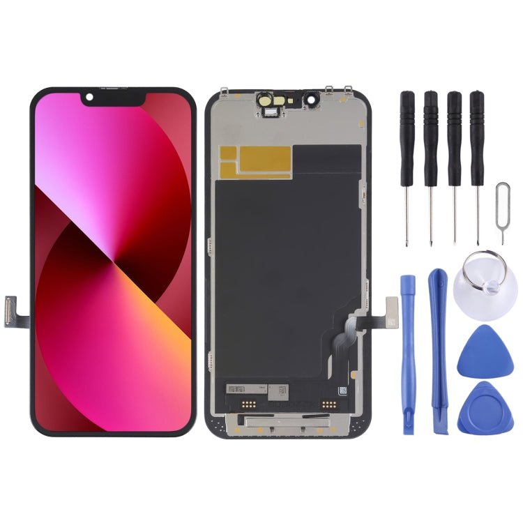 iPhone 13 Pro Max OLED scherm vervangen, voor- en achterzijde met gereedschap