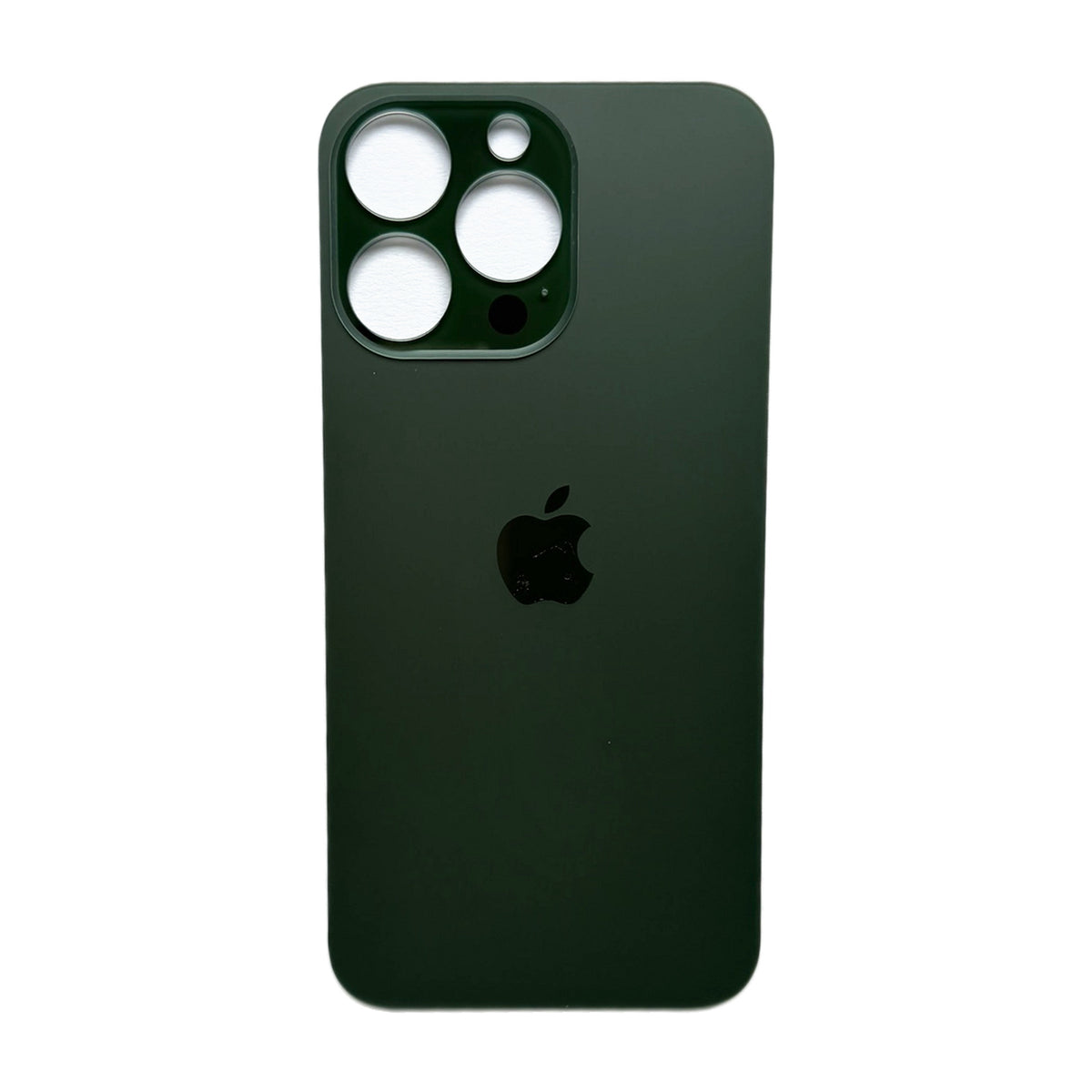 iPhone 13 Pro achterkant glas alpine groen met grote cameraopening