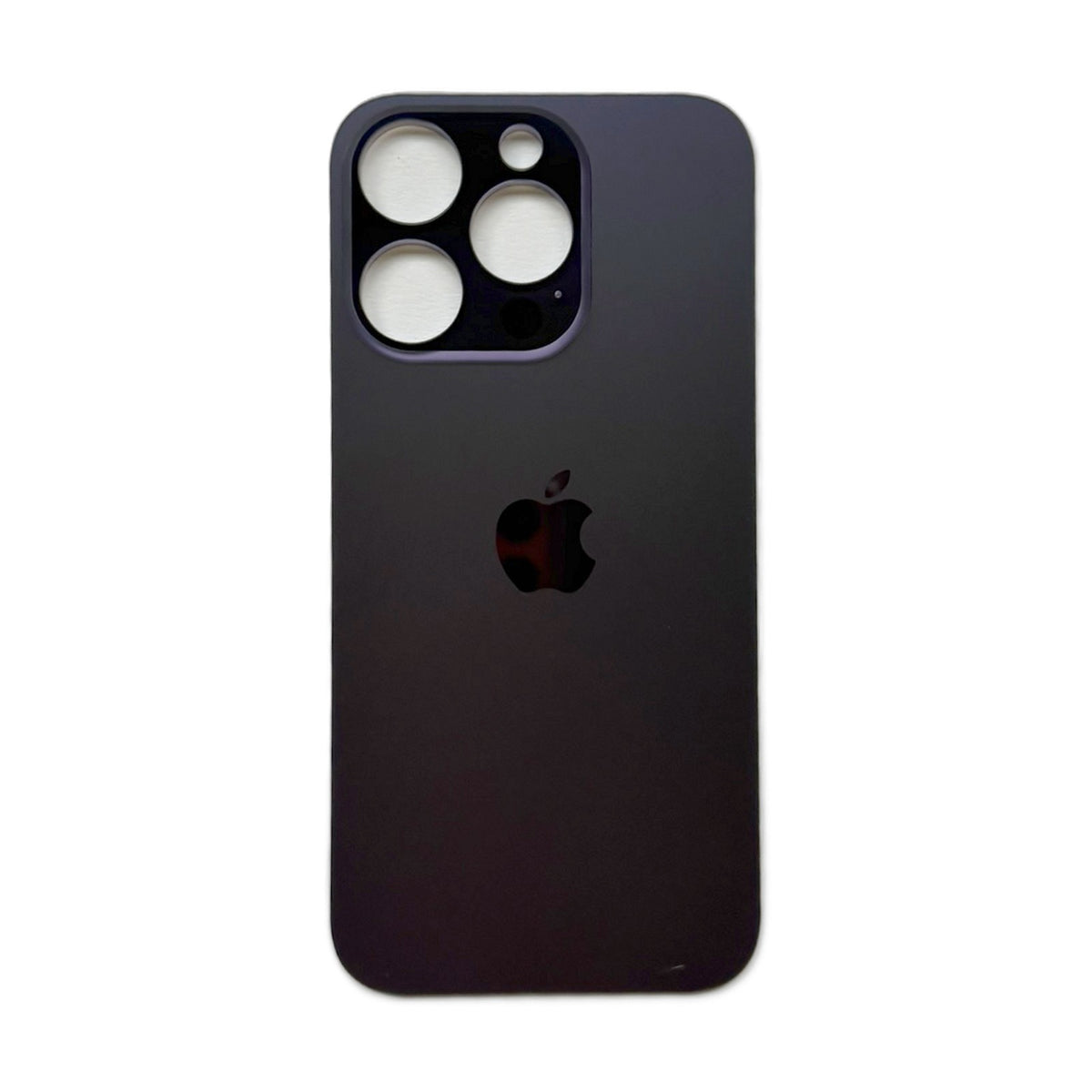 iPhone 14 Pro achterkant glas paars met plaksticker
