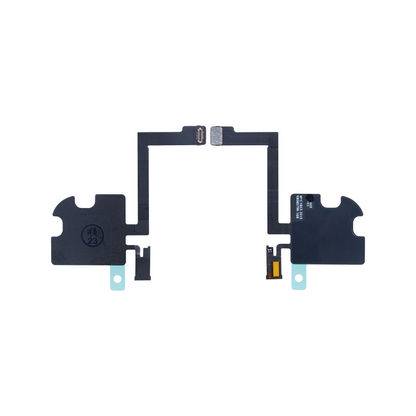 iPhone 15 Pro Max sensor flex origineel pulled, detail van de connector