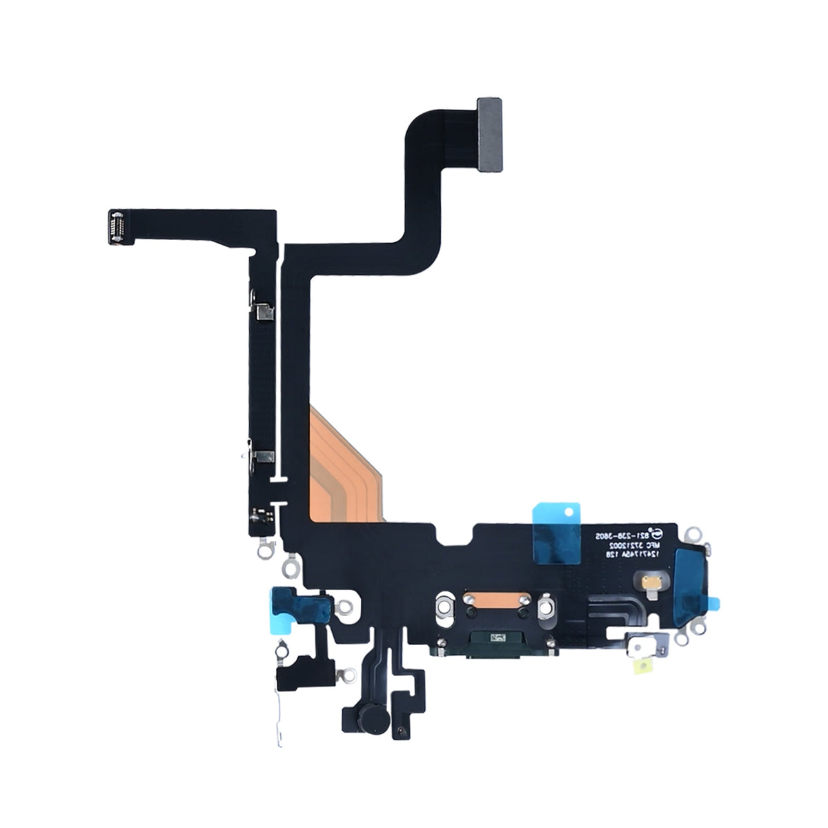 iPhone 13 Pro oplaadpoort alpengroen, complete laadconnector met flexkabel en microfoon