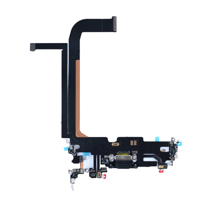 iPhone 13 Pro Max oplaadpoort grafiet, complete laadconnector met flexkabel en microfoons