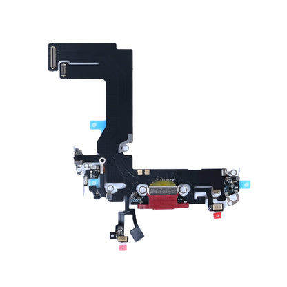iPhone 13 mini oplaadpoort rood, complete laadconnector met flexkabel en microfoon