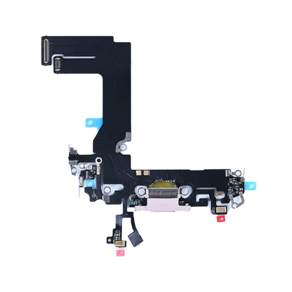 iPhone 13 mini oplaadpoort roze, complete laadconnector met flexkabel en microfoon