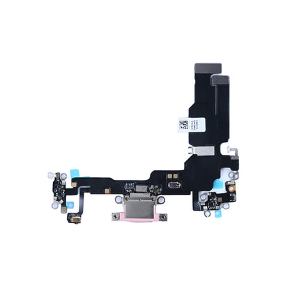 iPhone 15 oplaadpoort roze, complete USB-C laadconnector met flexkabel