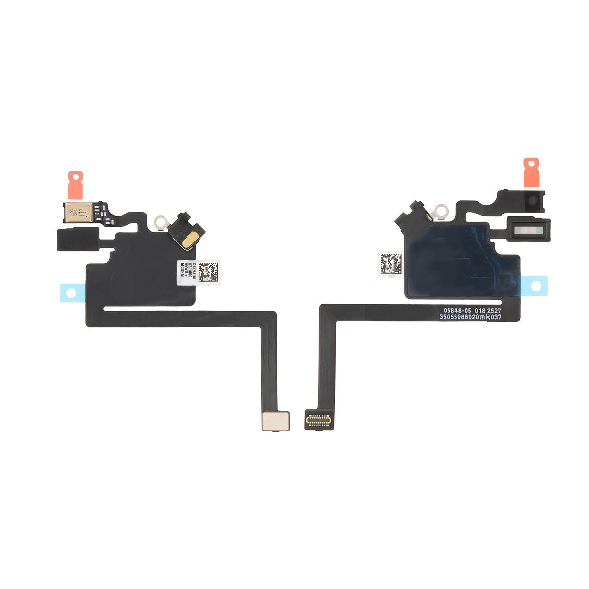 iPhone 17 Pro Max sensor flex origineel pulled, detail van de connector