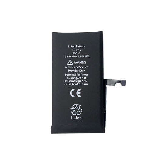 iPhone 15 batterij met chip, voorzijde