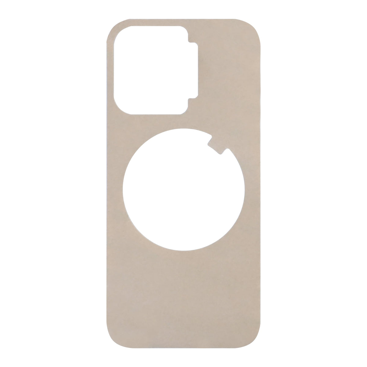 Achterkantsticker voor de iPhone 16 Pro Max, plakrand voor het achterglas