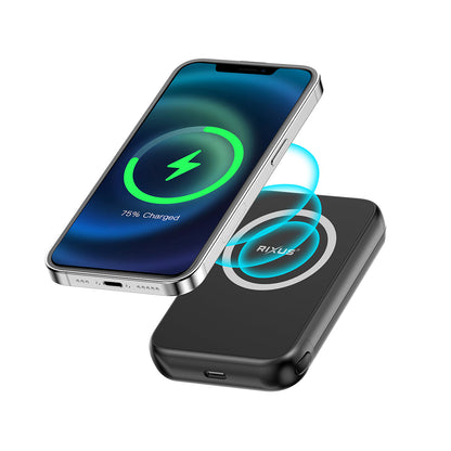 Magnetische powerbank 5000 mAh voor iPhone, productfoto 3