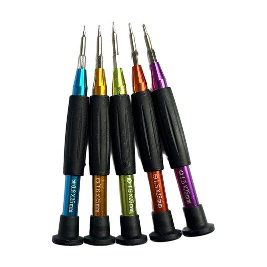 Precisie schroevendraaierset 5-delig voor laptop en MacBook met Torx T5, T6 en pentalobe
