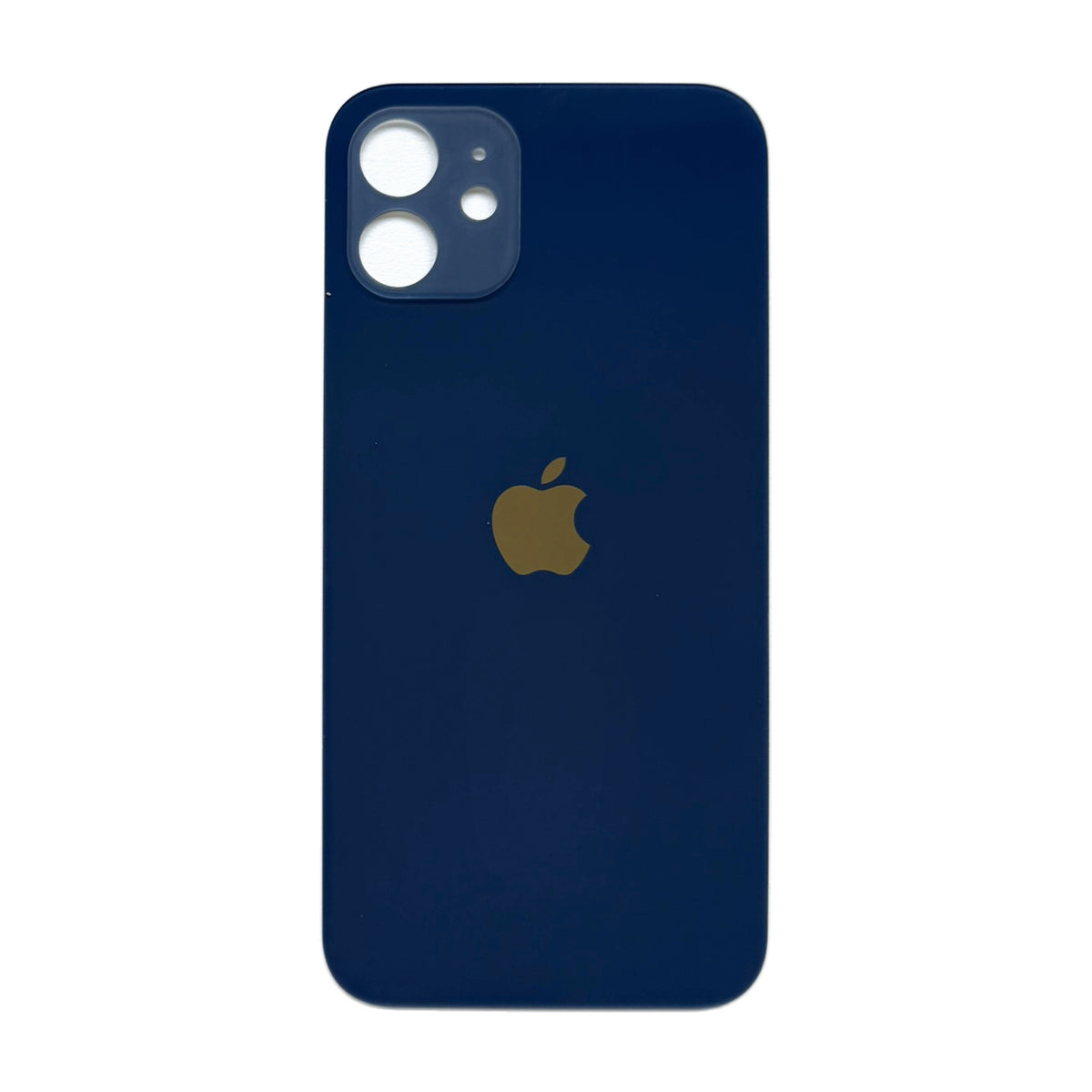 iPhone 12 achterkant glas blauw met grote cameraopening