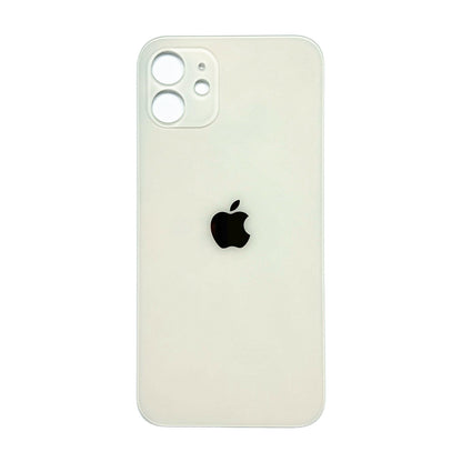 iPhone 12 achterkant glas wit met grote cameraopening