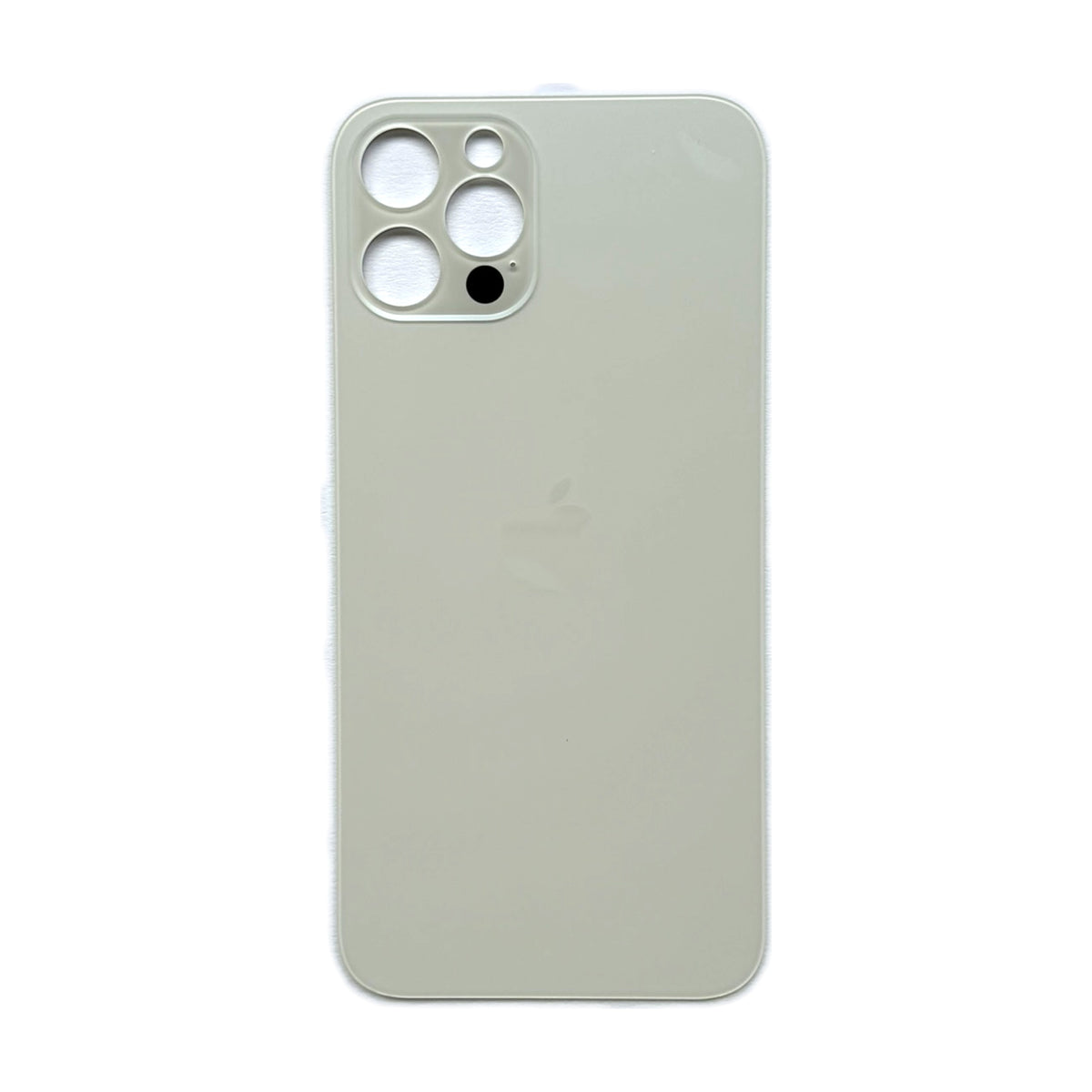 iPhone 12 Pro achterkant glas zilver met grote cameraopening