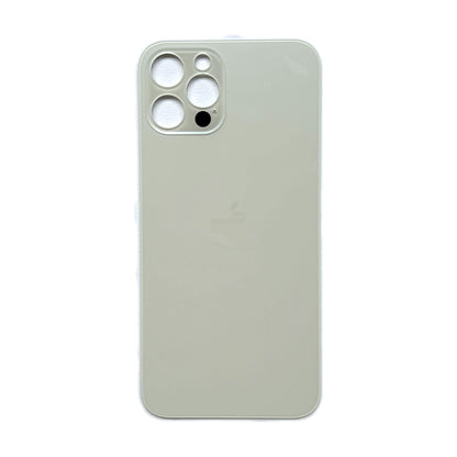 iPhone 12 Pro achterkant glas zilver met grote cameraopening