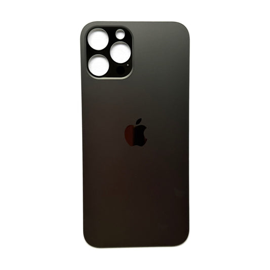 iPhone 12 Pro Max achterkant glas grafiet met grote cameraopening