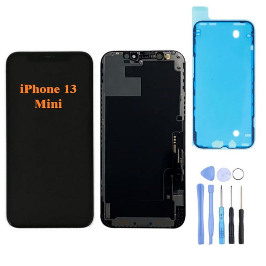 iPhone 13 mini Scherm Reparatie set - Inclusief Gereedschap, Framesticker, screenprotecor.