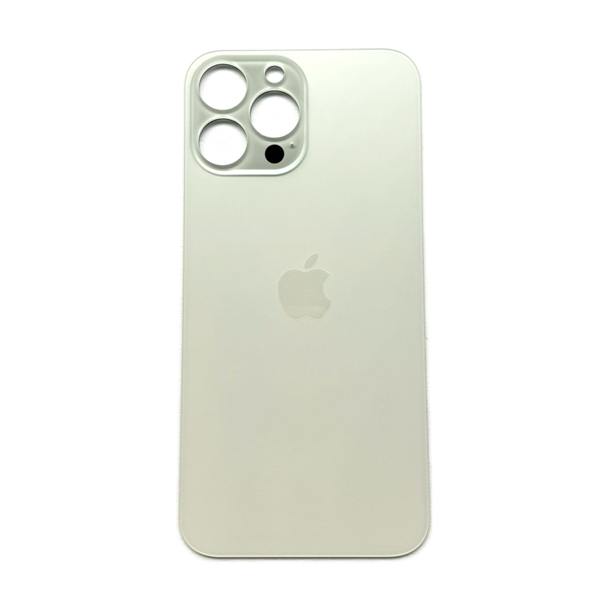 iPhone 13 Pro Max achterkant glas zilver met grote cameraopening