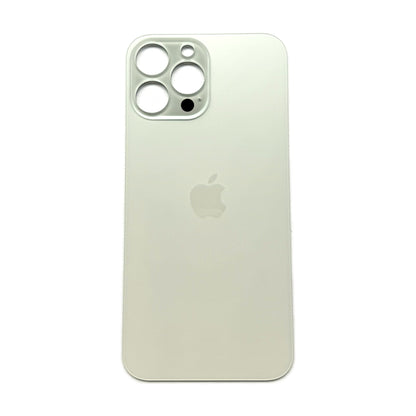 iPhone 13 Pro Max achterkant glas zilver met grote cameraopening