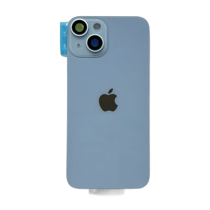 iPhone 14 achterkant glas blauw met cameralens en magneten