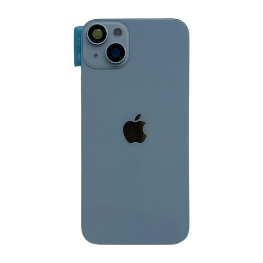 iPhone 14 Plus achterkant glas blauw met cameralens en magneten