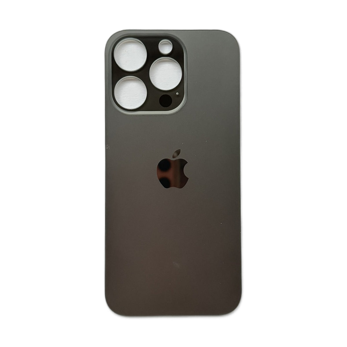iPhone 14 Pro achterkant glas zwart met plaksticker