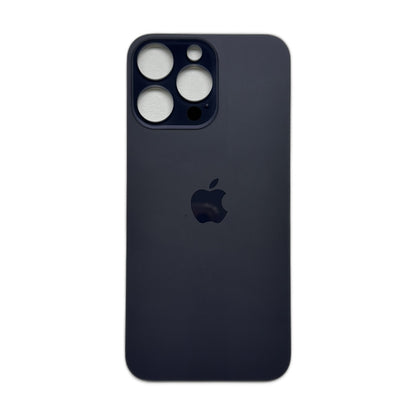 iPhone 14 Pro Max achterkant glas paars met plaksticker