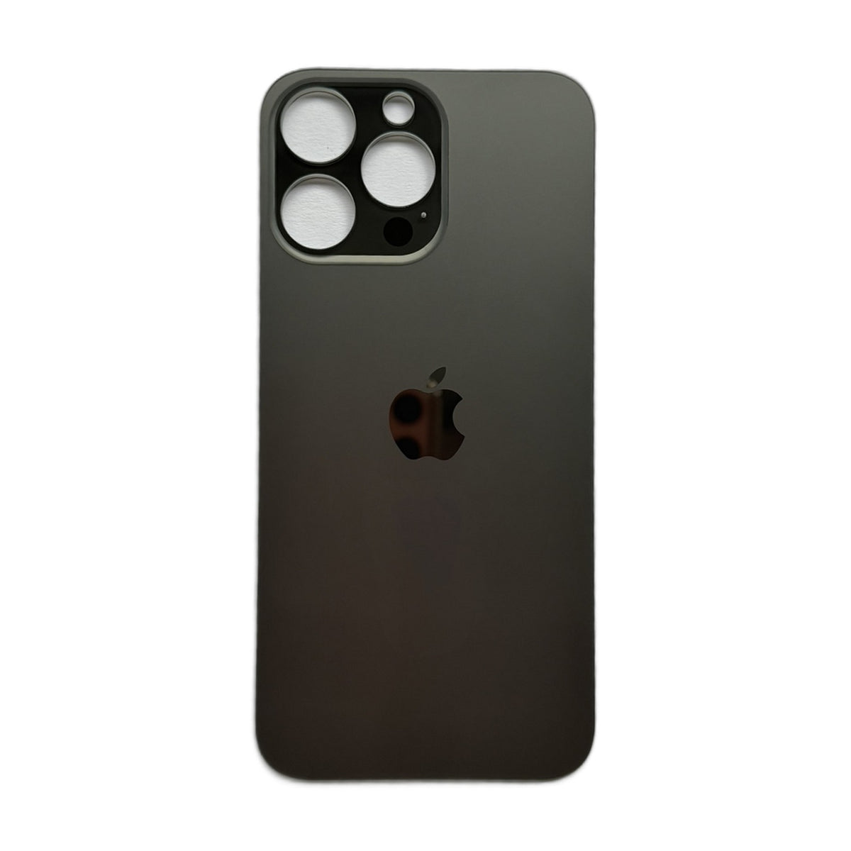 iPhone 14 Pro Max achterkant glas zwart met plaksticker