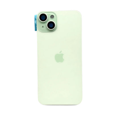 iPhone 15 Plus achterkant glas groen met cameralens en magneten