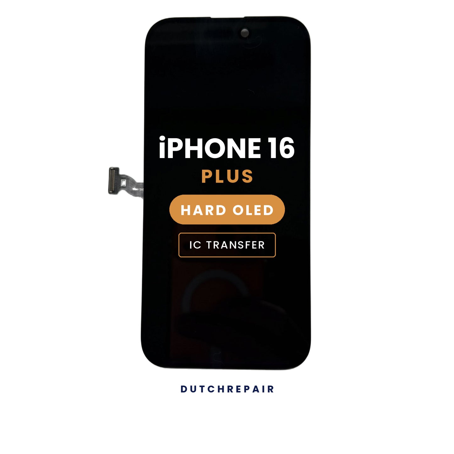iPhone 16 Plus scherm met Hard OLED-paneel, los vervangingsscherm