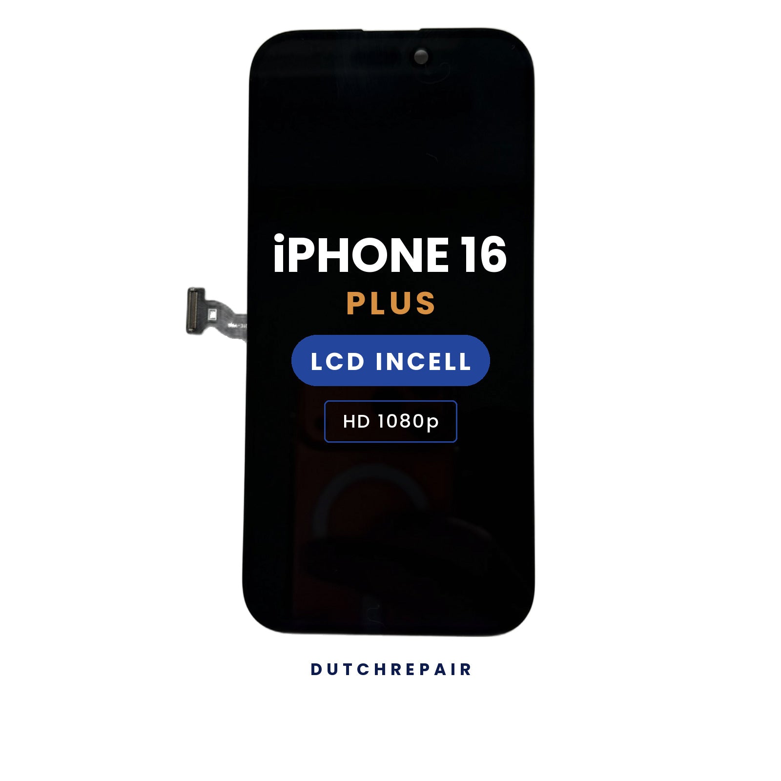 iPhone 16 Plus scherm met LCD incell-paneel, los vervangingsscherm
