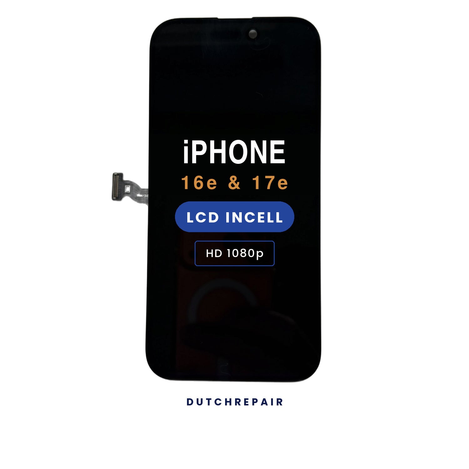 iPhone 16e en 17e scherm met LCD incell-paneel, los vervangingsscherm