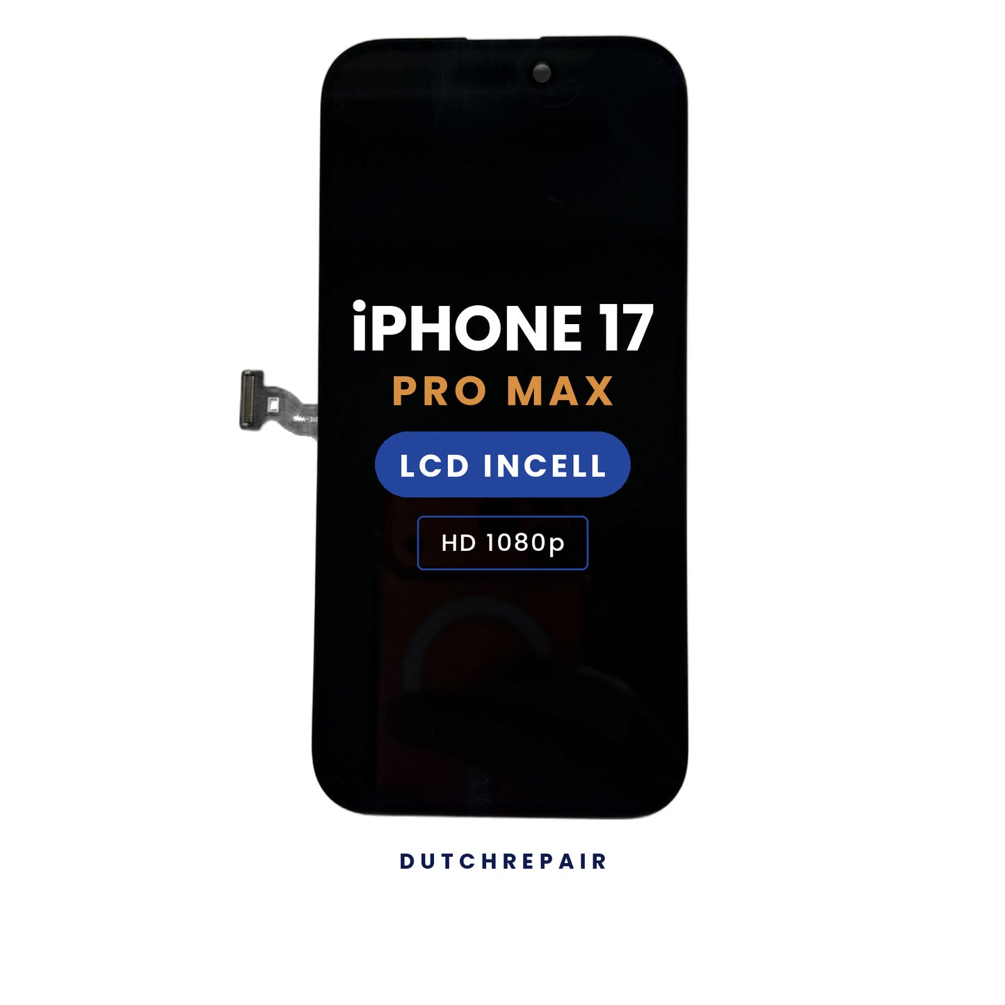 iPhone 17 Pro Max scherm met LCD incell-paneel, los vervangingsscherm