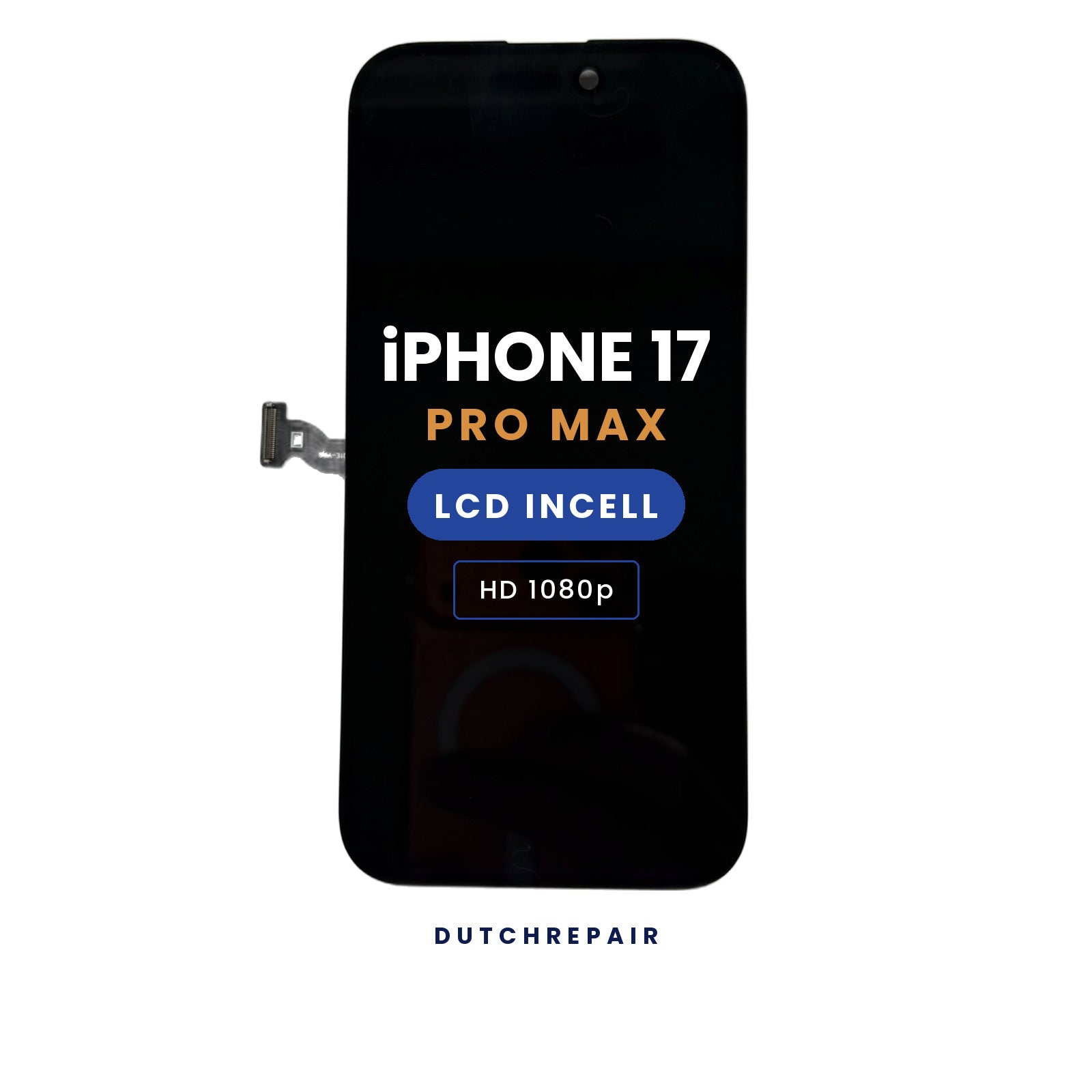 iPhone 17 Pro Max scherm met LCD incell-paneel, los vervangingsscherm