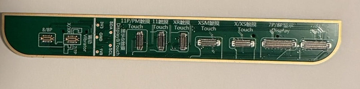 JCID V1SE 7-11PM paneel voor True Tone, lichtsensor en trilmotor, iPhone 7 tot en met 11 Pro Max