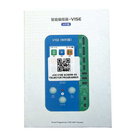 Verpakking van de JCID V1SE WiFi smart programmer voor iPhone scherm en trilmotor