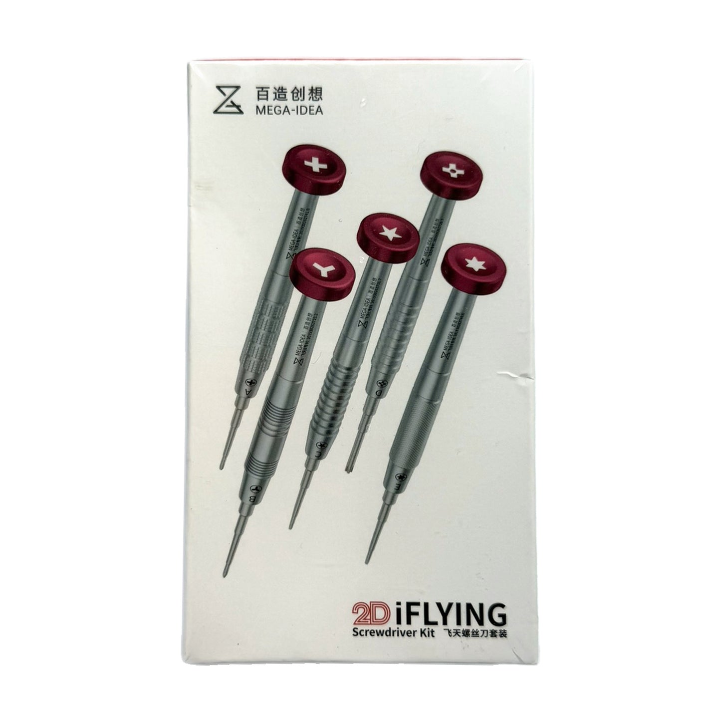 Verpakking van de Qianli Mega-Idea 2D iFlying schroevendraaierset, professioneel iPhone gereedschap