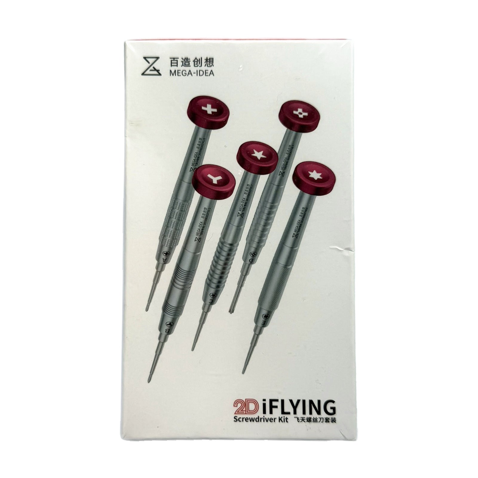Verpakking van de Qianli Mega-Idea 2D iFlying schroevendraaierset, professioneel iPhone gereedschap