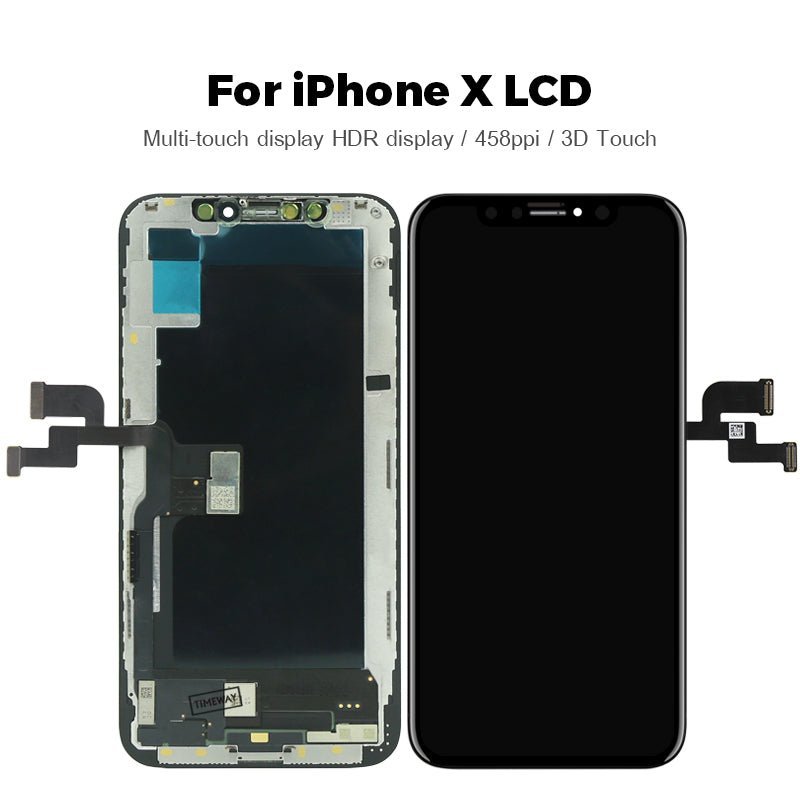 iPhone X LCD scherm - Compleet reparatie set - Gereedschap/framesticker en screenprotector - Dutchrepair